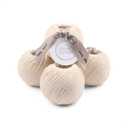 About Strings Lazy Wool - Soft Merino Cotton Blend Yarn, DK Light Worsted Weight, Machine Washable, Non-Itchy, 4 Pack (436 Total Yards), 25 Vibrant Colors for Knitting & Crochet (Cream) (7.06oz (200g))