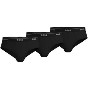 BOSS Men's Classic Cotton Briefs 3 Pack (Black, XL)