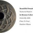 BACKYARD EXPRESSIONS PATIO HOME GARDEN 911554 21 Pound Umbrella Base, Bronze