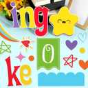 2 x Konsait Classroom Bulletin Board Decorations, 61Pcs Keep Going Inspirational Words Cutouts Positive Bulletin Board Set for School, Office and Home