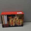 Crystal Club Christmas Flameless Candles Battery Operated, Holiday Nutcracker LED Candles with Remote, Realistic Pillar Candles for Xmas Tree, Mantel, Home Decor, Set of 3