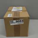 4 Pack Clear Laundry Pods Container & Dryer Sheet Holder, Plastic Square Laundry Room Organization and Storage Jars with Lids, Scoops & Labels for Detergent, Powder, Dryer Balls, Beads