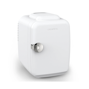 Mini Fridge, Portable Cooler and Warmer Personal Refrigerator for Skin Care, Cosmetics, Beverage, Food,Great for Bedroom, Office, Car, Dorm, ETL Listed (White)