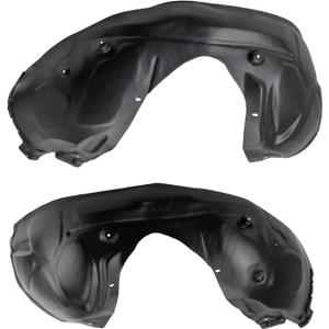 TRQ Front Inner Fender Liner Set Compatible with 2011-2014 Dodge Charger CH1248154 CH1249154