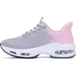 Women's Walking Shoes Slip On Tennis Sneakers Easy Put On Athletic Shoes for Ladies US 6-10.5