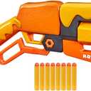 Nerf Roblox Adopt Me!: Bees! Lever Action Dart Blaster, Rotating 8-Dart Drum, 8 Elite Darts, Code to Unlock in-Game Virtual Item, Standard