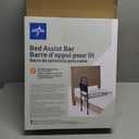 Medline Bed Assist Bar with Storage Pocket, Height Adjustable Bed Rail for Elderly Adults, Assistance for Getting In and Out of Bed at Home
