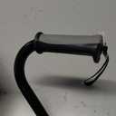 Drive Medical Adjustable Offset Handle Cane with Gel Hand Grip, Black