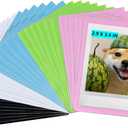 WOGOAZN 30 Pack Magnetic Picture Frame for Fujifilm Instax Square SQ40/10/20 Instant Camera 2.9x3.4 Inches Films, Magnetic Picture Frames for Refrigerator - Colorful