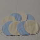 Bamboobies Overnight Nursing Pads, Ultra-Soft Velour, Reusable and Washable for Nightly Use, Leak-Proof Pads for Breastfeeding, 8 Pads
