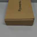 Ryuwanku Bathroom Faucet Matte Black Modern Waterfall Bathroom Sink Faucet with Single Handle Suitable for 1 or 3 Holes,Supply Deck Plate and Hose