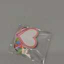 30Pcs Heart Shape Iron on Patches, Colorful Kids Iron on Knee Patches Fashion Girl Embroidered Patches Sew on Embroidered Applique DIY Accessory for Backpack Clothes Dress Pants Hats Jeans