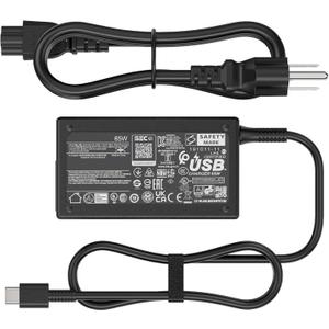 65W Laptop USB-C Charger Compatible with HP EliteBook x360 1040 630 745 835 840 G9 845 860 G10 HP Elite x2 1012 G2 G4 G8 ProBook 440 450 455 460 Hp Envy x360 17 Spectre x360 Type-C 20V 3.25A