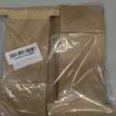 A1 Bakery Supplies 1/2 lb. Brown Kraft Customizable Tin Tie Coffee Bag with Window -25 pack
