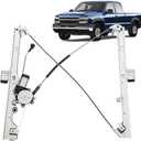741-644 Front Left Driver Side Power Window Regulator with Motor Compatible with Chevy Silverado Tahoe Suburban Avalanche 1500 2500 3500 Compatible with Cadillac Escalade 2002-2006