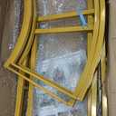 HPC Decor Metal Arch Backdrop Stand Set of 3-7.2FT,6FT,6FT Gold Wedding Arch Backdrop Stand- Square Arched Frame for Wedding Ceremony Baby Shower Birthday Party Garden Floral Balloon Arch Decoration