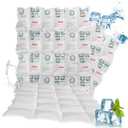 Ice Packs for Shipping & Cooler, Shipping Cold Packs Long Lasting, Reusable Gel Freezer Pack Ice Blanket for Cooler, 14" x 13", 96Cells, Flexible, Cut to Any Size