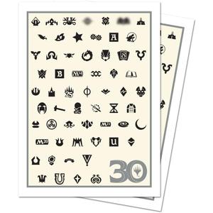 Ultra PRO - 30th Anniversary 105ct APEX Deck Protector Sleeves for Magic: The Gathering, Sized to Fit Standard Size Cards, Sleeve MTG Commander Deck in New APEX Sleeves for Ultimate Shuffle Feel