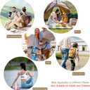 Initial Water Bottle Holder with Strap for Stanley Cup Accessories 40 oz Tumbler/Simple Modern Tumbler Bag, Water Bottle Carrier Bag with Strap for Men Women Gift Hiking, Travel, Camping, Walking Gym (Blue)