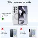 for Samsung Galaxy S26 Ultra case with Stand, 7X Military-Grade Drop Protection, Shock-Absorbing Phone Rugged Cover, Compatible with MagSafe Accessories,360 Magnetic Stand, White