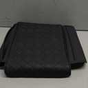 Car Armrest Cushion, 12.2"8.3" Leather Auto Memory Foam Center Console Pad with Storage Pocket, Waterproof & Anti-Scratch Elbow Pillow Armrest Seat Box Protector, Universal Fit (Black)