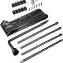 Dr.Roc Spare Tire Tool Kit with Wheel Lug Wrench Spare Tire Kit Compatible with Ford Ranger 1998-2011 Explorer 2001-2002 Explorer Sport Trac 2001-2005