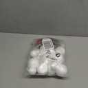 Fovths 12 Sets Christmas Snowman DIY Craft Kit Build Snowman Making Set Model Foam Kids Christmas Gift Winter Game for Christmas Holiday Party Home Supplies