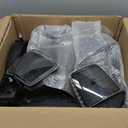 LED DRL Headlights Compatible with 1992-1996 Ford F150 F250 F350 & Ford Bronco Replacement Headlamp Amber Reflector Black Housing