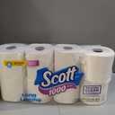 Scott 1000 Trusted Clean Toilet Paper, 32 Rolls, Septic-Safe, 1-Ply Toilet Tissue