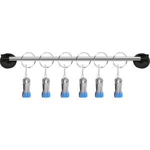 Magnetic Curtain Rod for Door, 16"-40" Magnetic Curtain Rods for Metal Doors, Adjustable Easy Magnet Rod for Small Window and French Door of Cafe Cabinet Laundry Classroom Cabin Dishwasher with Flip