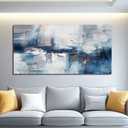 KELIYUAN Canvas Wall Art For Living Room Framed Wall Decor For Bedroom Office Decorations Minimalism Abstract Wall Paintings Inspiration Pictures Artwork Modern Room Home Decor Mural 20 x40 in