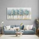 Belmrxne Tree of Life Wall Art Blue and Gold Wall Decor Modern Canvas Painting Gallery Artwork for Living Room Bedroom Dining Room Office Home Decor 29x58 inches