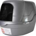 Natures Miracle Hooded Flip-Top Litter Box for Cats, With Built-In Odor Control Charcoal Filter