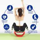 Relieve Back Pain with Back Stretcher & Back Cracker, Plus a Pelvic Floor Trainer & Pelvic Floor Exercise Devices in OneSpine Decompression, Scoliosis Posture Corrector, Lower Back Stretcher for Home