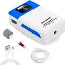 Battery Powered Aquarium Air Pump, Bait Bucket Portable Aerator, Ultra Quiet Fish Tank Bubbler, USB Rechargeable Oxygen Pump for Outdoor Fishing and Power Outages