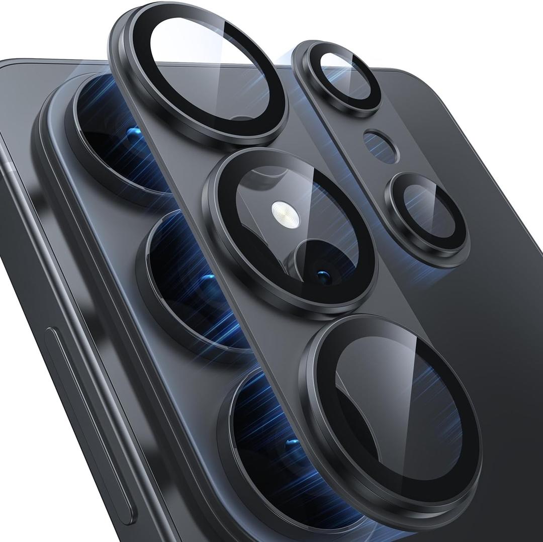for Samsung Galaxy S26 Ultra Camera Lens Protector - Matte Titanium Alloy [Military Grade Shatterproof] [Strong Adsorption] Glass Camera Screen Protector for S26 Ultra, Black