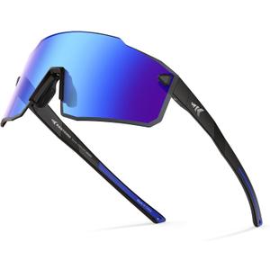 KastKing Etowah Polarized Sports Fishing Sunglasses, With PuriVex Protective Lens Coating, Rimless Wrap Design, Men Women