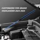 Hood Struts for Grand Highlander 2024 2026, Hood Lift Support No Drill Front Gas Springs Shocks | Compatible with Toyota Grand Highlander Accessories 2024-2026
