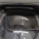 Cat Backpack Carrier, Breathable Cat Carrier Large Space Bubble Pet Backpack for Kitty Small Dog up to 12lbs, Transparent & Foldable Pet Carrier for Travel Hiking (Dark Gray)