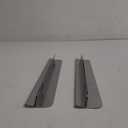 Stove Gap Covers Stainless Steel Stove Gap Filler,13.8'' to 27.5'' Adjustable Length (2PCS),Oven Stove Side Gap Guards Between Stove top and Counter for Kitchen,Range Trim Kit,Heat Resistant,Silver
