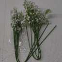 Yastouay Babys Breath Artificial Flowers, 6Pcs Fake Babys Breath Flowers Artificial Bulk, Real Touch Faux Babies Breath Gypsophila Bouquet for Wedding Centerpiece Floral Arrangement Party Decor (White)