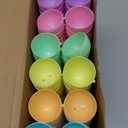 JOYIN 25PCS Pastel Easter Eggs, 2.3" Empty Plastic Eggs, Colorful Plastic Eggshell Bulks for Easter Hunt, Filling Treats, Party Favor, Easter Basket Stuffers, Classroom Prize Supplies