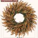 28" Fall Wreath for Front Door, Large Artificial Autumn Decor