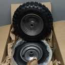 2 Pack - 13x4.10-6 Tire Wheel Assembly with Non-Directional Snowblower Tire Compatible with Ari-ens 07101238 Snow Blower Wheel Replacement for Ari-ens Classic 24 CE Snow Blowers