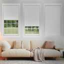 Changshade Cordless Roller Shades Blackout Blinds for Indoor Windows,Pull Down Darkening Roller Shade with UV Protection and Thermal Window Shades for Home and Office(31.5" W x 72" H,White)