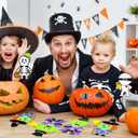 Yexiya 36 Pack DIY Your Own Halloween Characters Halloween Crafts Skeletons Ghosts Vampires Witches Paper Cuttings for Party Favors Ornaments Decoration Arts and Crafts Classroom Activities