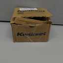 Kwikset Downtown Deadbolt Lock, Matte Black Square Exterior Keyed Front Entry Door, Pick Resistant SmartKey Rekey Security, Single Cylinder Dead Bolt, with Microban Protection (0.5" x 2.63" x 2.63")