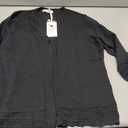 Gracew Karin Cardigan Sweaters for Women Casual 3/4 Sleeve Lightweight Cardigans 2026 Summer Spring Button Down Sweater Tops (Black, L)