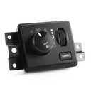 Headlight Switch Control for 2006-2009 Dodge Ram 1500 2500 3500, 2005-2010 Dodge Dakota, 2007-2009 Dodge Durango Fog Light Switch Headlamp Cargo Lamp Instrument Panel Dimmer 56049637AD, HLS1349