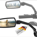 WITTKOP Bike mirror | Large HD field of vision | 360° rotatable & foldable